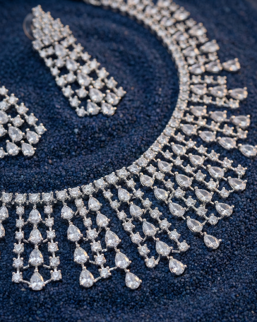 Teardrop Fringe Statement Set