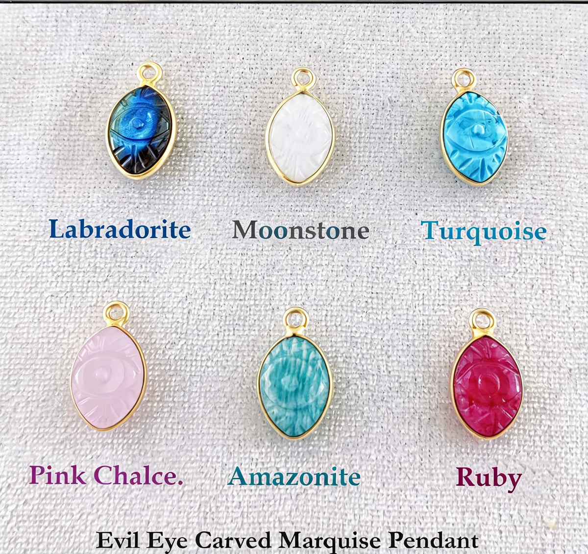 Cemstone Carved Bezel Pendant
