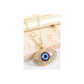 Evil eye neck chain
