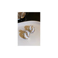 Anti tarnish Geometrical shape Ear Studs