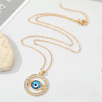 Evil eye  neck chain Color :- silver,  golden