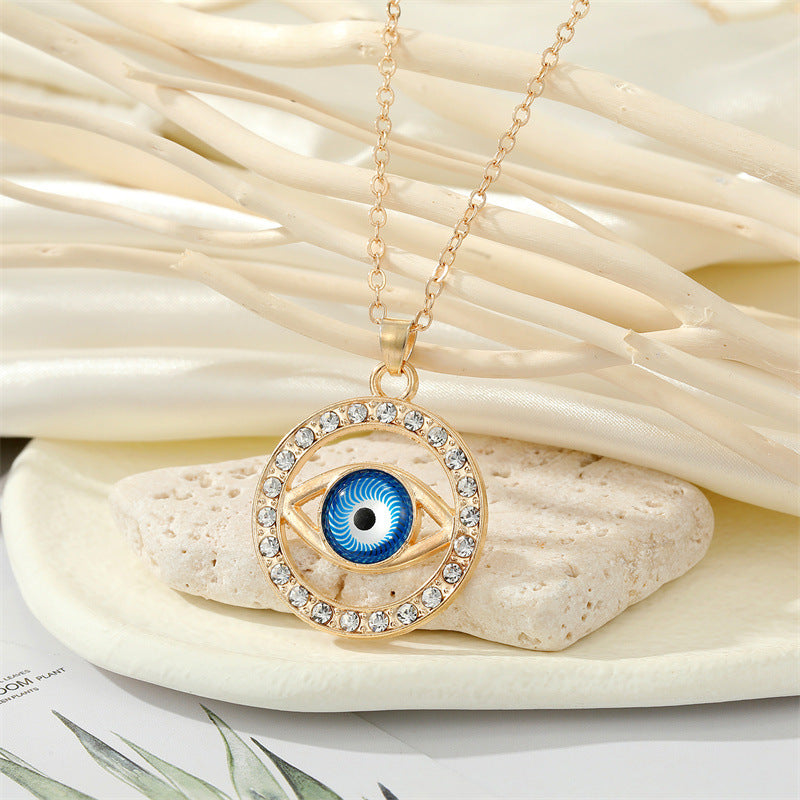 Evil eye  neck chain Color :- silver,  golden