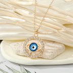 Evil eye  neck chain Color :- silver,  golden