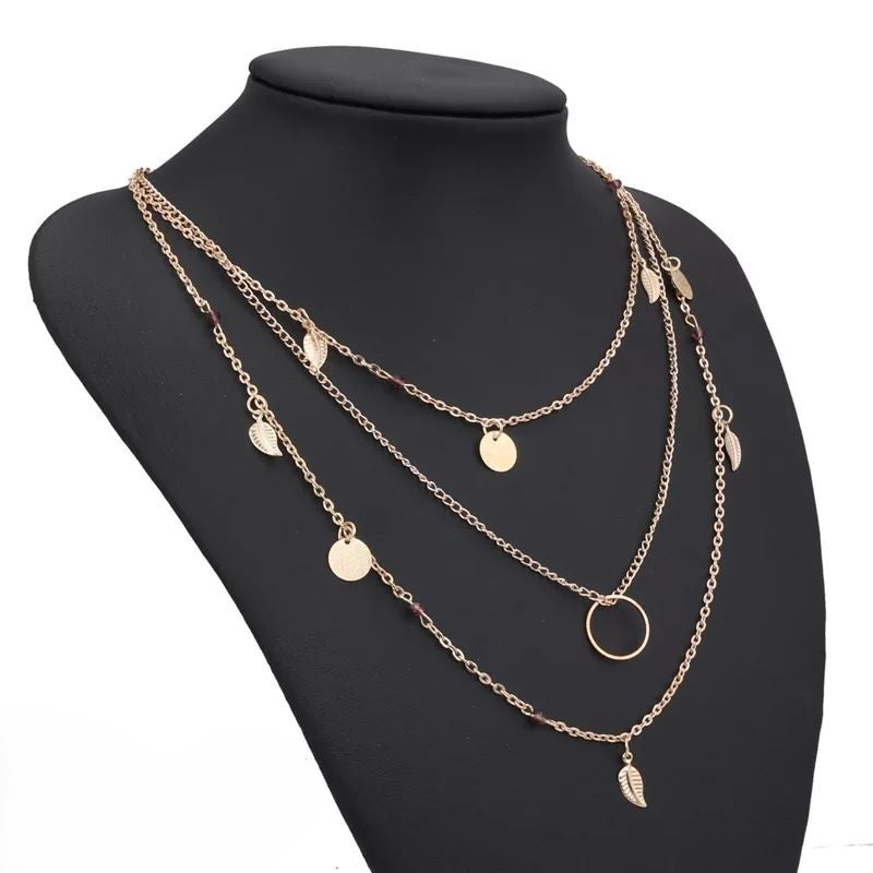 Multilayer neck chain