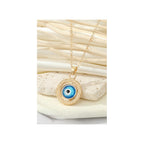 Evil eye neck chain