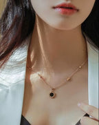 Roman Numerical luxury Necklace Material:- AlloyColor :- GoldSame as photo
