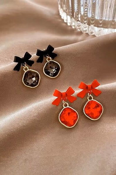 Bow shape Earrings for women