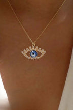 evil eye neck chain