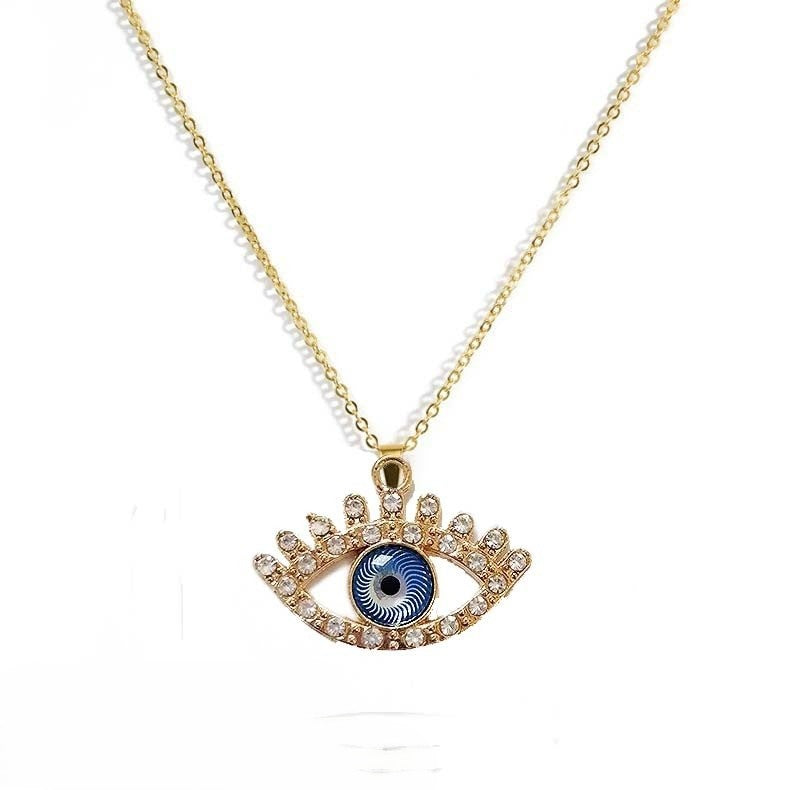 evil eye neck chain
