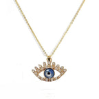 evil eye neck chain