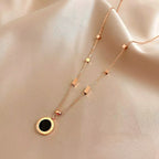 Roman Numerical luxury Necklace Material:- AlloyColor :- GoldSame as photo