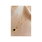 Roman Numerical luxury Necklace Material:- AlloyColor :- GoldSame as photo