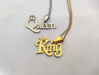 King /Queen  couple neck chain