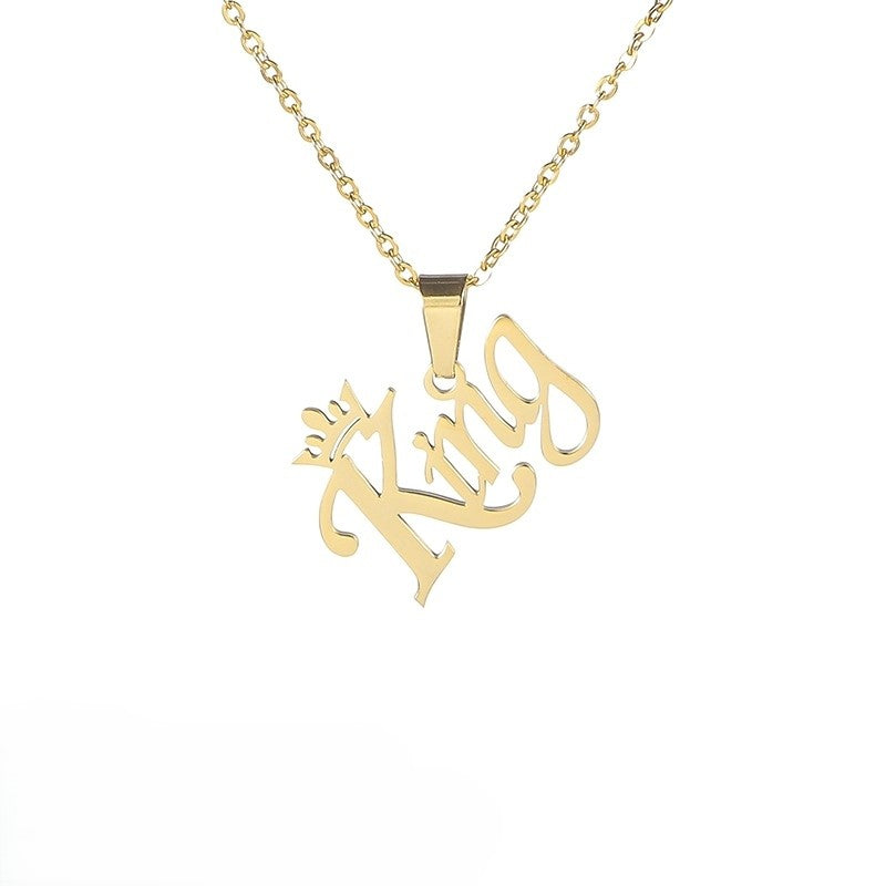 King /Queen  couple neck chain