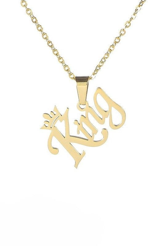 King /Queen  couple neck chain
