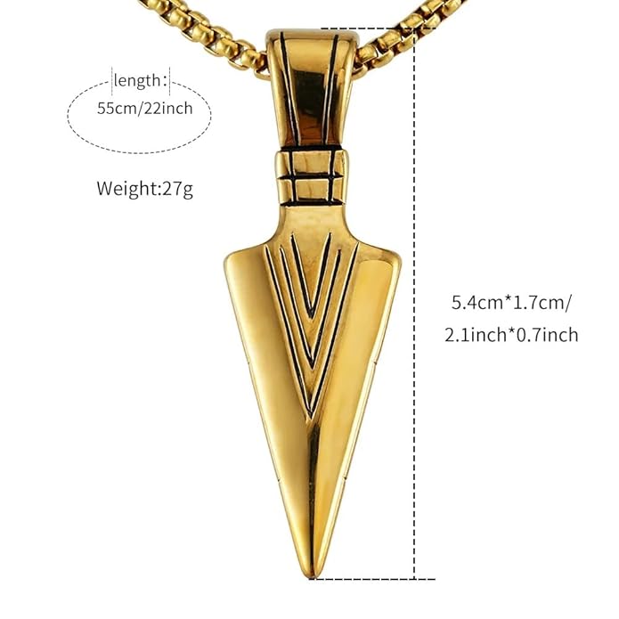 Arrow shape Unisex Necklace