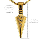 Arrow shape Unisex Necklace