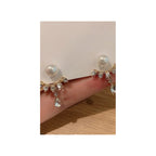 Korean Jhumke with stones and pearls