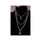 Three layer lock and cross style chain