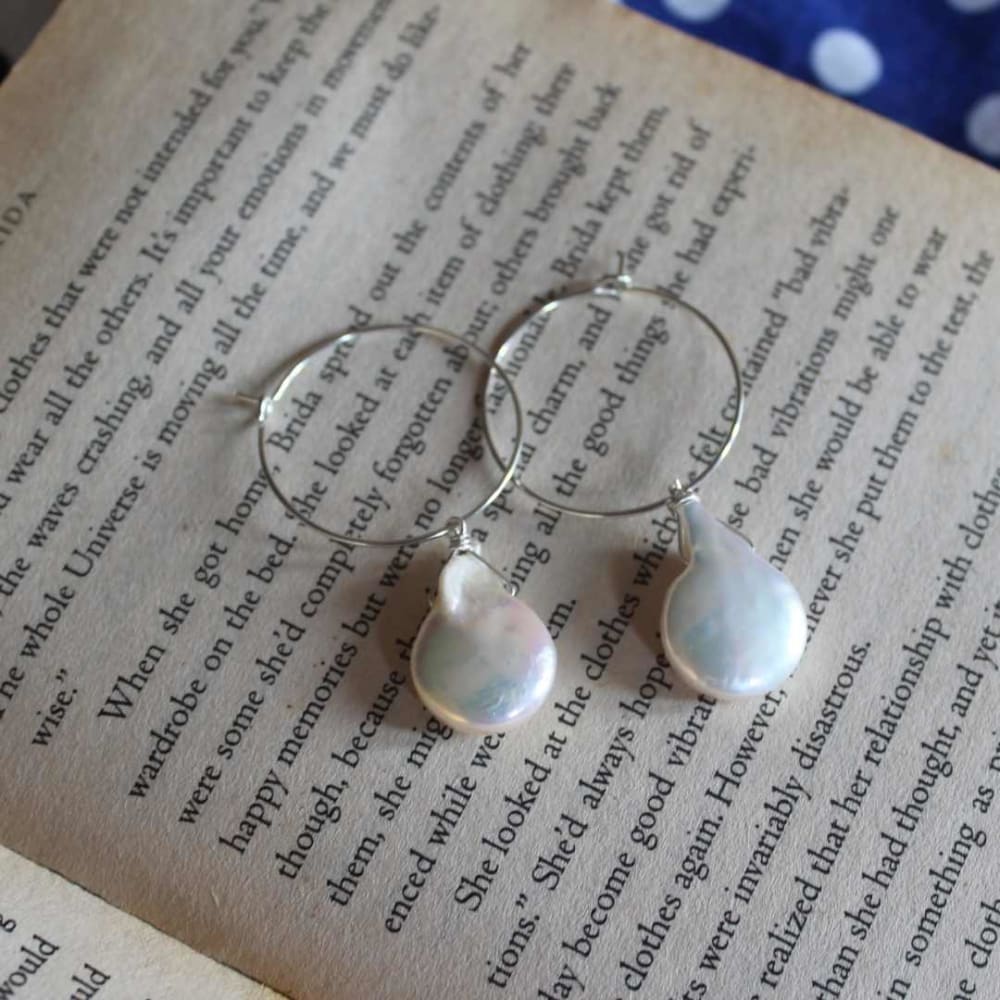 #6 - Coin Baroque Pearl Earrings