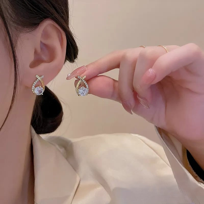 Hot selling Crystal Diamond studs for Women