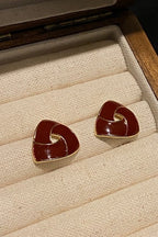 Anti tarnish triangle shape Ear StudsMaterial :- Alloy ZincColor :- Same as photo