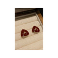 Anti tarnish triangle shape Ear StudsMaterial :- Alloy ZincColor :- Same as photo