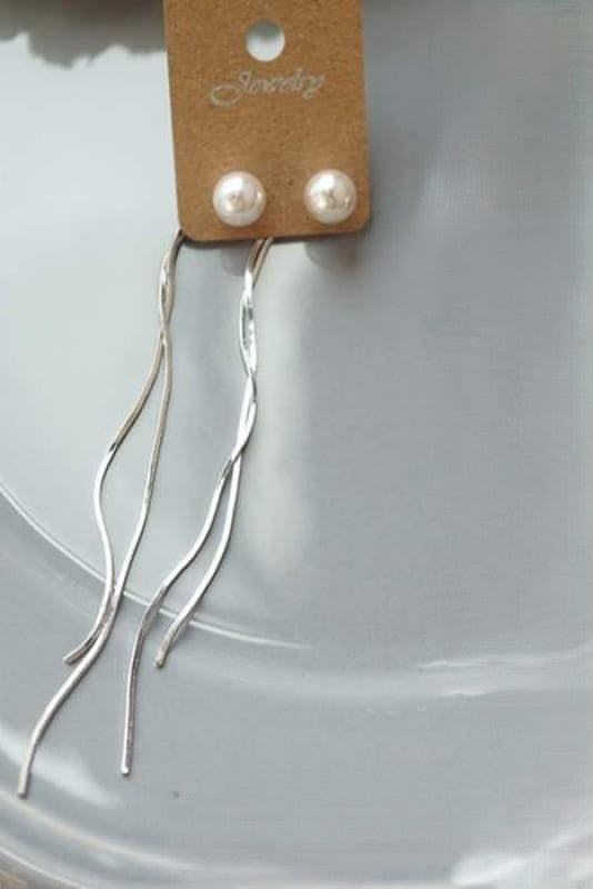 Long tassel Korean Earrings