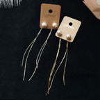 Long tassel Korean Earrings