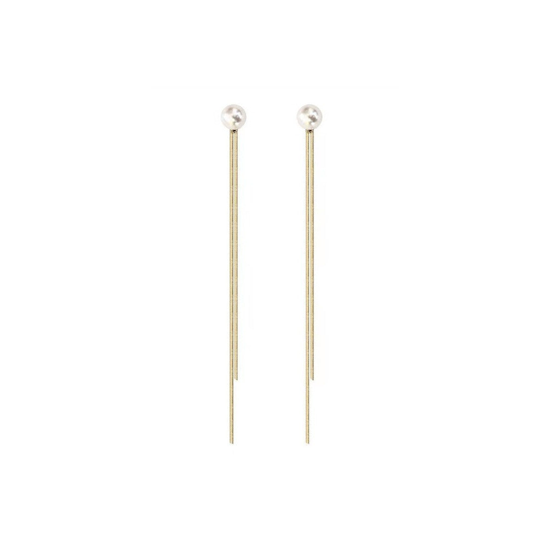Long tassel Korean Earrings