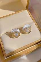 Anti tarnish Pearl drop Earrings