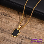 Men's Fashionable NecklaceMaterial:- Alloy zincColor ;- Gold and Silver