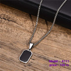 Men's Fashionable NecklaceMaterial:- Alloy zincColor ;- Gold and Silver