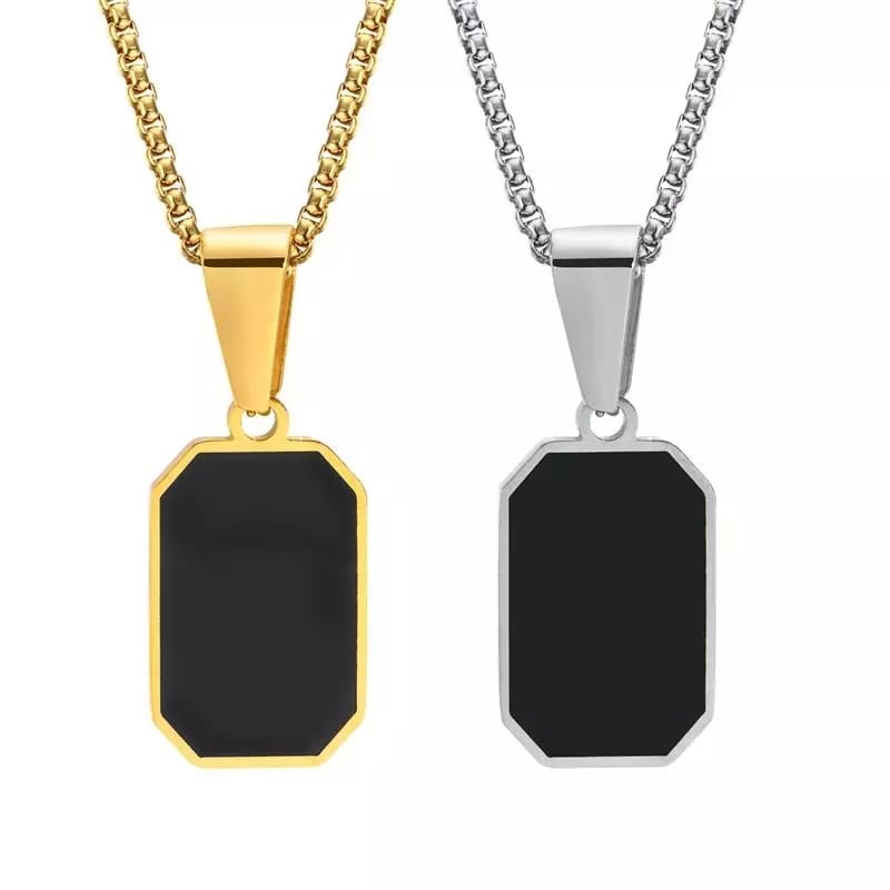 Men's Fashionable NecklaceMaterial:- Alloy zincColor ;- Gold and Silver