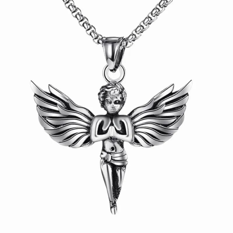 Angel pendant Necklace Unisex style for Men's and Women both