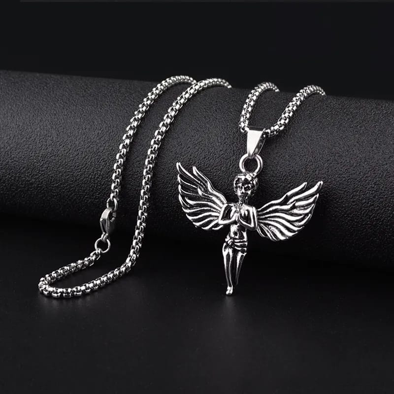 Angel pendant Necklace Unisex style for Men's and Women both