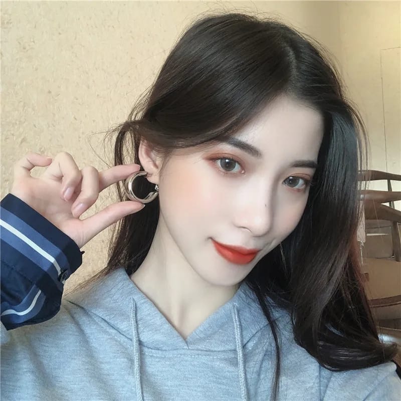 Big hoop earrings for women