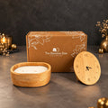 Bamboo Candle & Wooden Clock Corporate Set - Festive Gifting by The Bamboo Bae