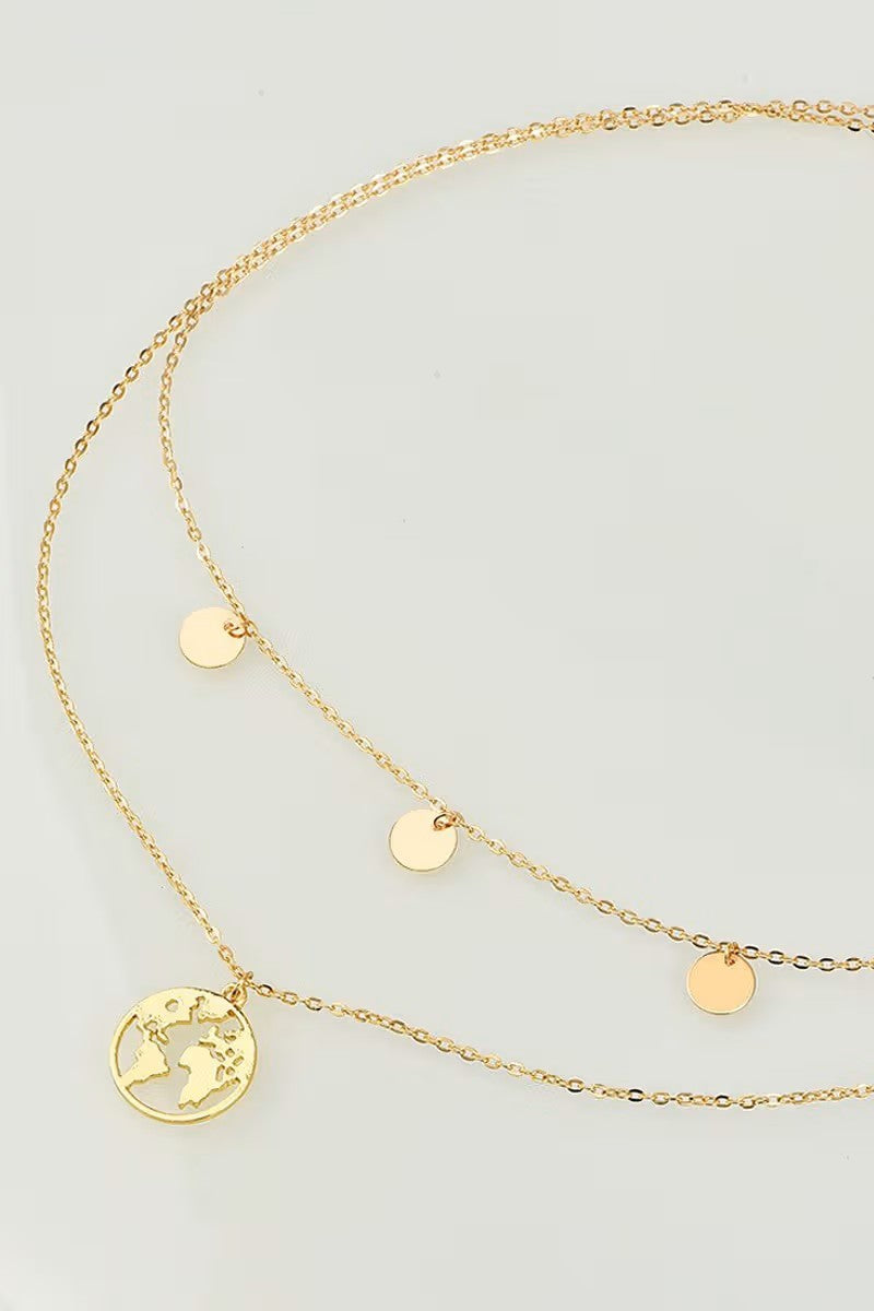 Double layer classy neck chains