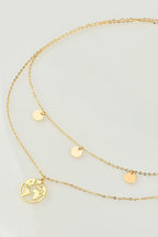 Double layer classy neck chains