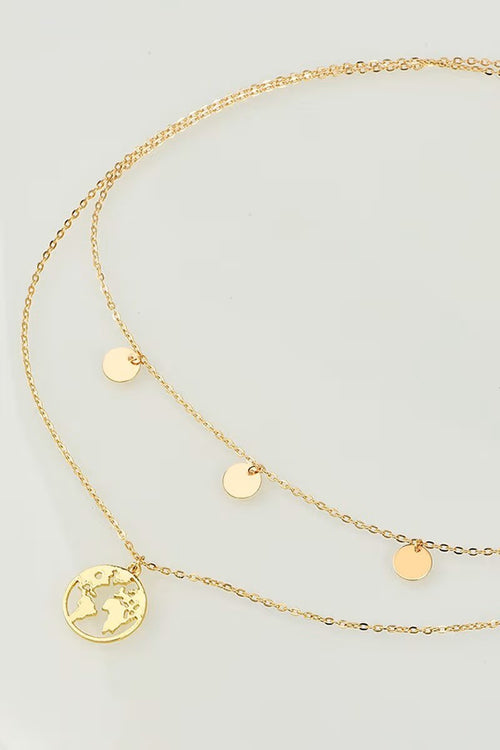 Double layer classy neck chains