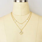 Double layer classy neck chains