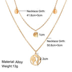 Double layer classy neck chains