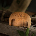 Beard Comb | Handmade Comb for Beard Styling & Growth | Neem Wood Beard Comb