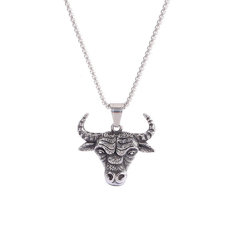 Bull shape NecklaceFor Mens and Women both Material:- Alloy + Steel Colour:- Silver