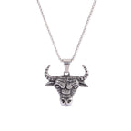 Bull shape NecklaceFor Mens and Women both Material:- Alloy + Steel Colour:- Silver