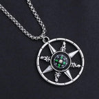 Compass design Necklace Direction:- North , South, East , West