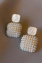 Handmade pearl Earrings for womenAnti tarnish featuresMaterial:- Pearl + Alloy zincColour:- Gold