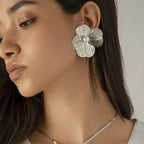 Anti Tarnish Flower Earrings Studs for women