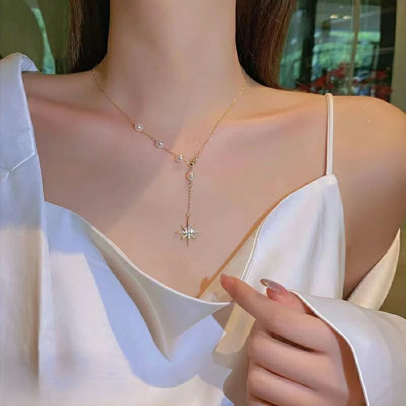 Handmade pearl necklace
